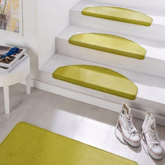 Hanse Home Modern Plain Polypropylene Runner Rug, Green, W: 80 cm, L: 300 cm – 2