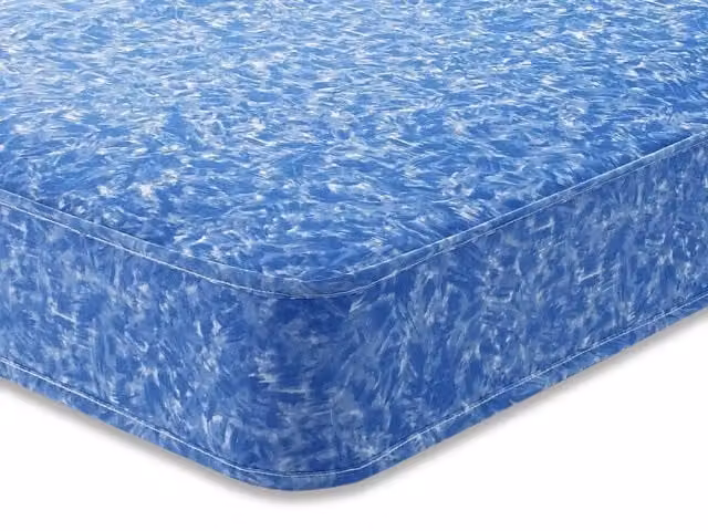 Shire Beds Worcester Crib 5 Contract Waterproof Mattress, Blue, W: 200 cm x D: 200 cm