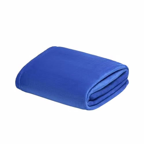 OHS Ultra Soft Flannel Fleece Throw Blanket in Blue, W/D/H: 150 x 200 cm – 1