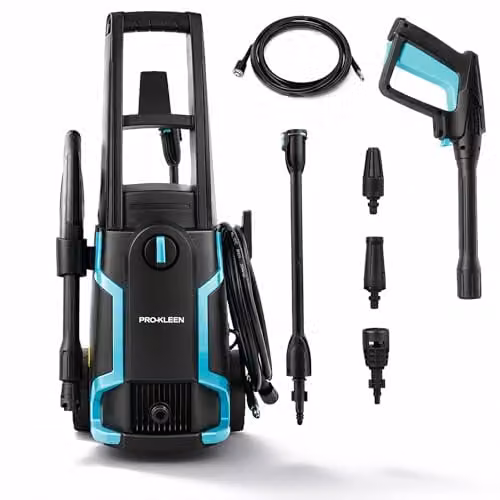 Pro-Kleen Electric Jet Pressure Washer 1600W in Black – 1