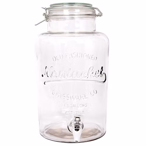 Rink Drink Glass Drinks Dispenser with Tap, 6.5 l, Transparent – 1