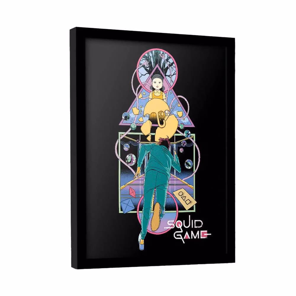 Netflix Running Multicolour Framed Paper Poster – 2