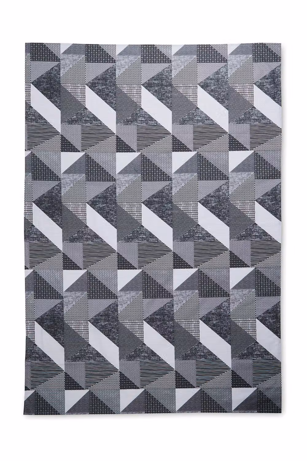 Catherine Lansfield Larsson Geo Wipe Clean Rectangular Table Cloth, Grey, W: 137 cm, D: 178 cm – 4