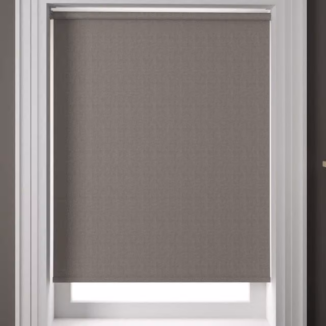 Terrys Shadow Made to Measure Blackout Roller Blind in Grey