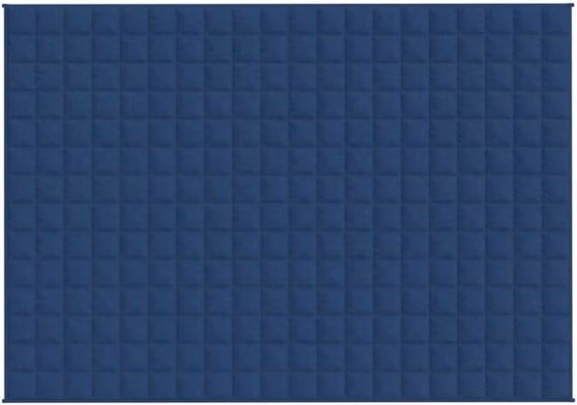 Berkfield Home Blue Weighted Blanket, Single, 6 kg, W: 135 cm, D: 200 cm – 1
