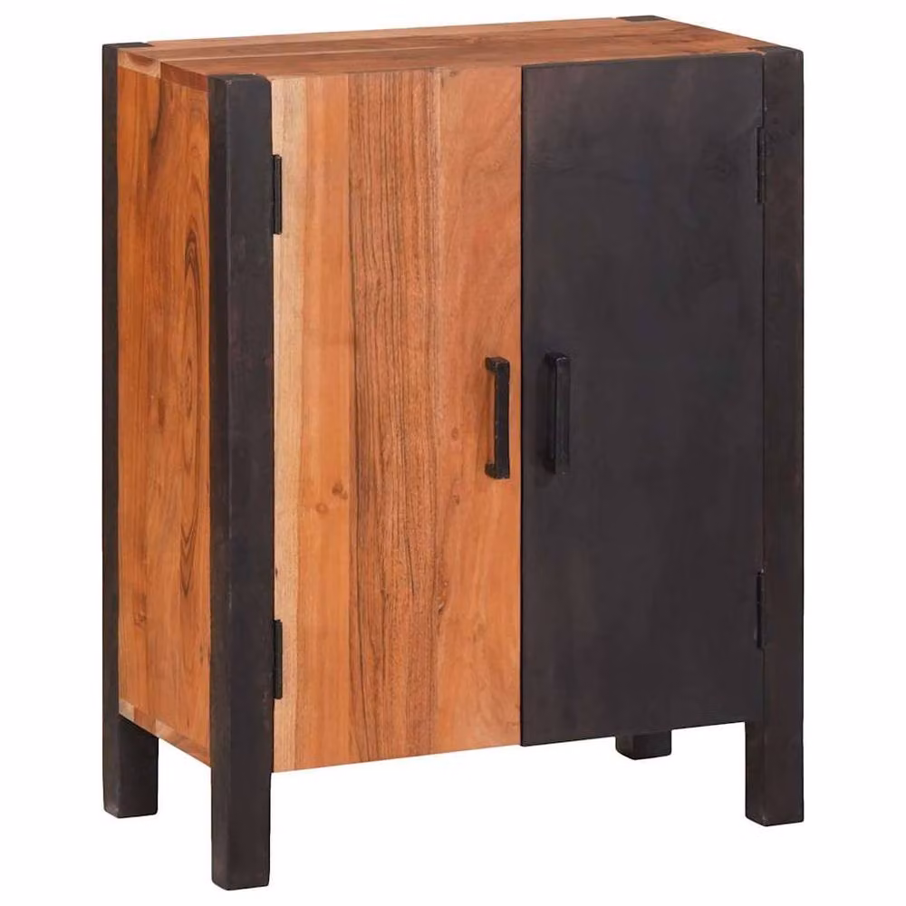 Berkfield Home Modern Brown Solid Acacia Wood Buffet and Sideboard, W/D/H: 55 x 30 x 75 cm – 2