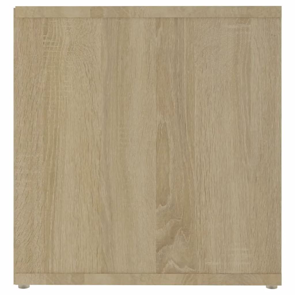 Berkfield Home Set of 2 Sonoma Oak TV Cabinets in Brown, W/D/H: 72 x 35 x 36.5 cm – 4