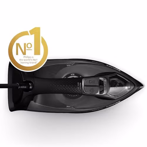 Philips 5000 Series Steam Iron in Black with Non-Stick Plate, Anti-Calc and Vertical Steam Functions – 2