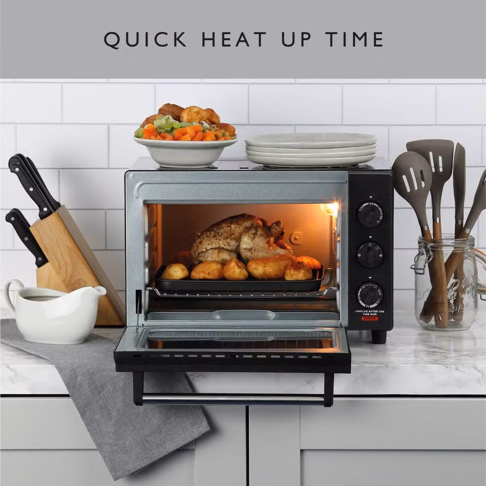 Dualit Electric Mini Oven, 22L Capacity, Black – 3