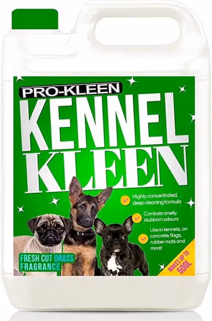 Pro-Kleen Kennel Disinfectant Cleaner Sanitiser and Deodoriser, Cut Grass, 5kg