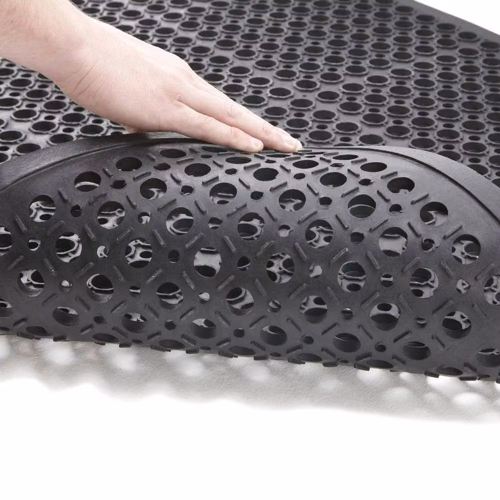 PAWNORA Non-Slip Black Rubber Entrance Door Mat, W/D: 150 x 100 cm – 2