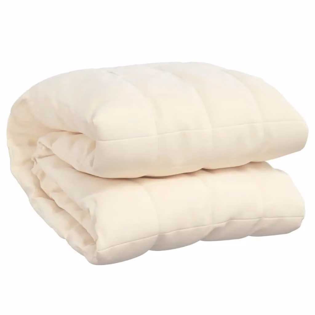 Berkfield Home Weighted Blanket in Beige, W 150 cm x L 200 cm, 7 kg – 2
