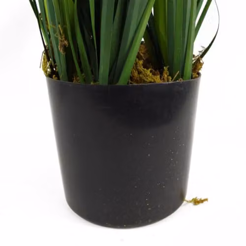 Leaf Design UK Green Artificial Grass Potted Tabletop Plant – 3