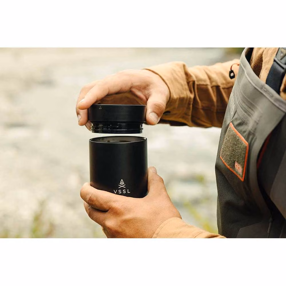 VSSL Nest Double Walled Insulated Stainless Steel Mug in Beige, 300ml – 5
