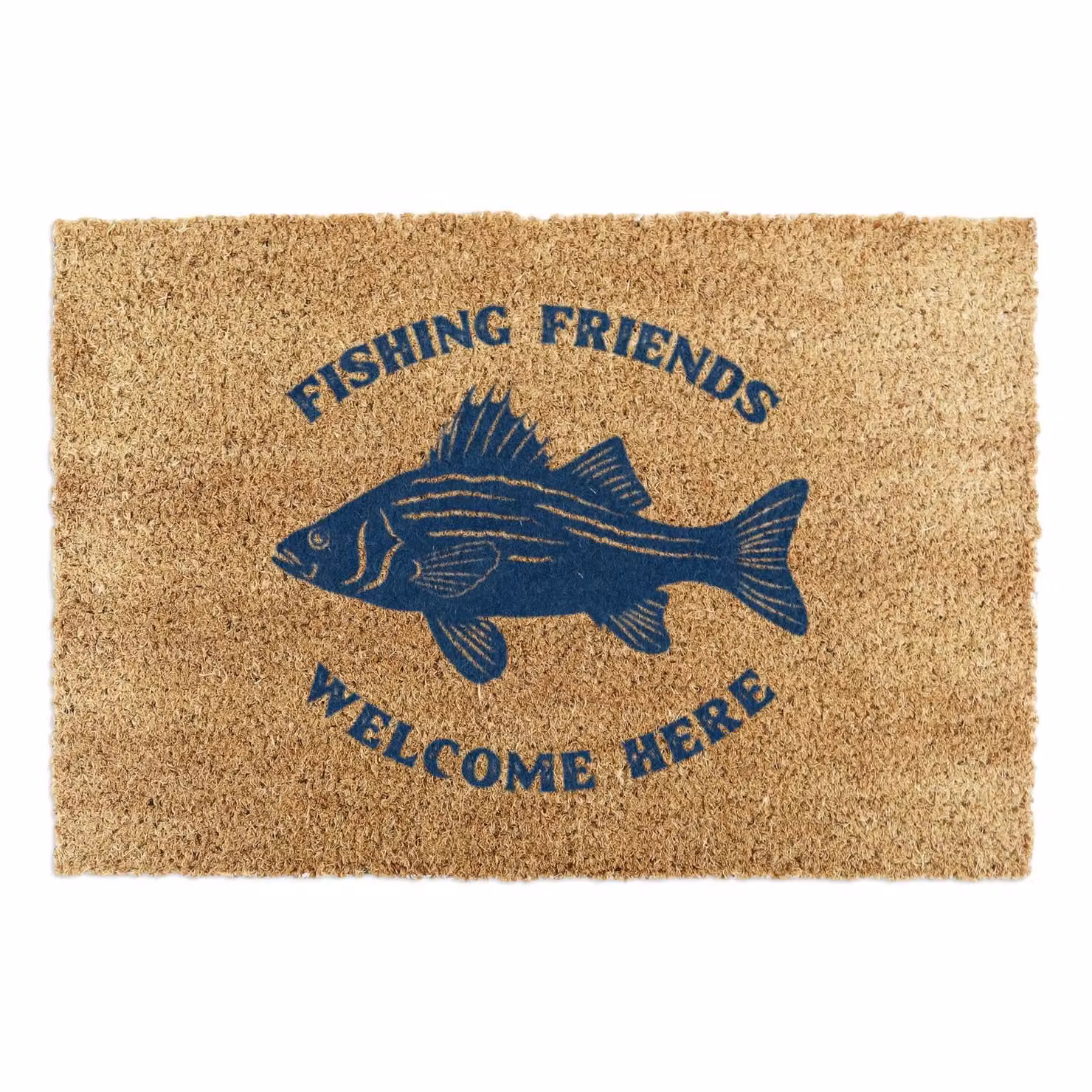 Artsy Mats Fishing Friends Welcome Doormat in Brown, W/D: 90 x 60 cm – 2