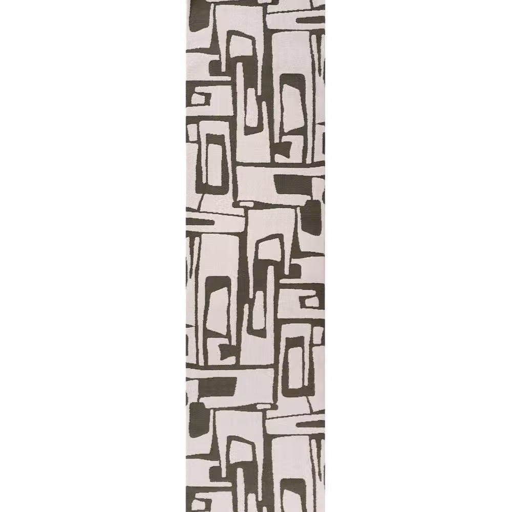 THE RUGS Loft Abstract Soft Pile Area Rug in Olive Green, W: 160 cm, L: 230 cm – 7