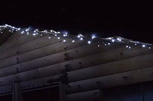 Premier Decorations TreeBrights Christmas String Lights with 500 White LEDs, Mains Operated – 2