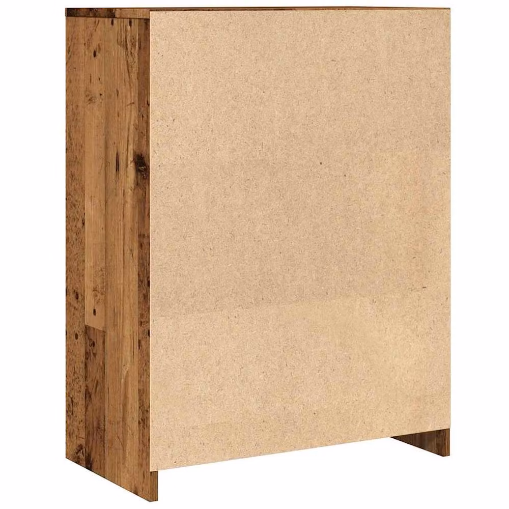 Berkfield Home Bathroom Cabinet in Brown Old Wood, W/D/H: 60 x 33 x 80 cm – 4