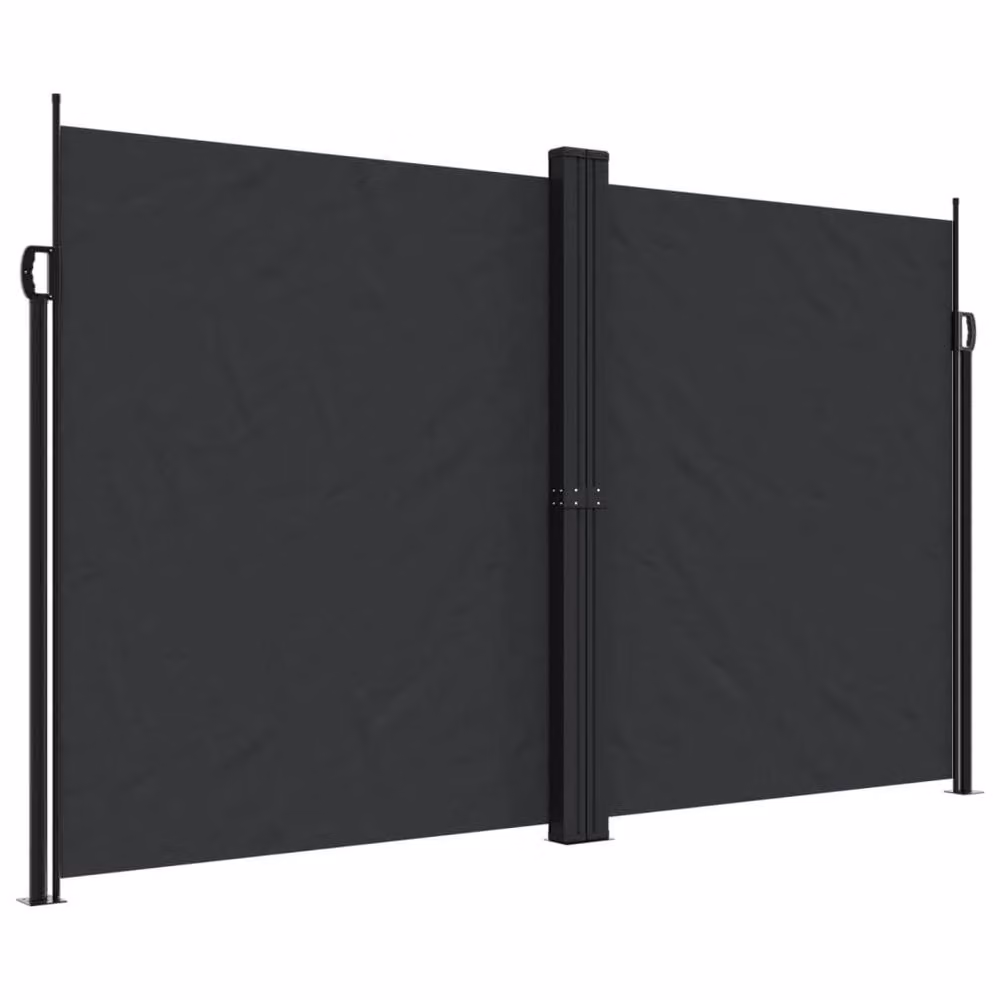 Berkfield Home Retractable Single Side Awning in Black, W/H: 600 x 200 cm – 2