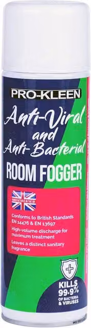 Pro-Kleen Anti-Viral and Anti-Bacterial Fogger, Clear, 0.5kg