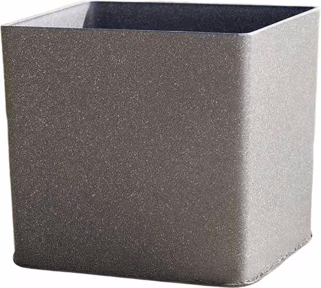 Primrose Grey Plastic Cube Garden Planter Tub