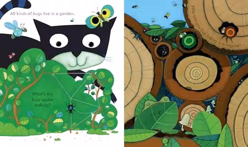 Usborne Peep Inside the Garden Multicolour Paper Book – 2