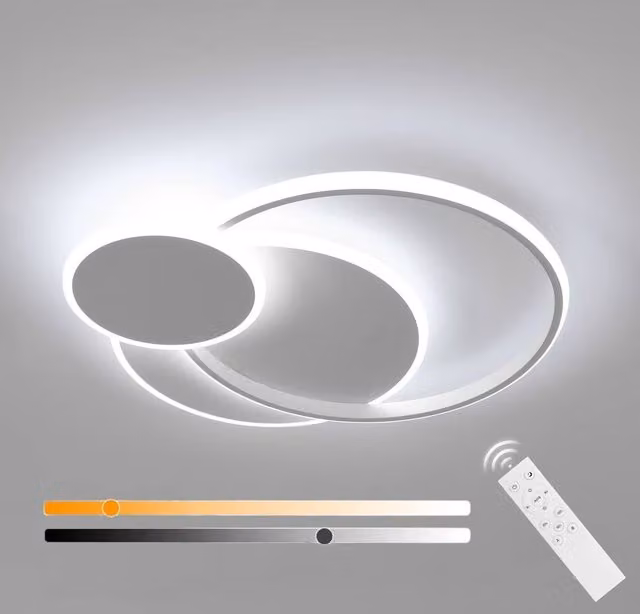 COMELY Dimmable LED Round Ceiling Light, White, 38W, Dia: 50 cm – 1