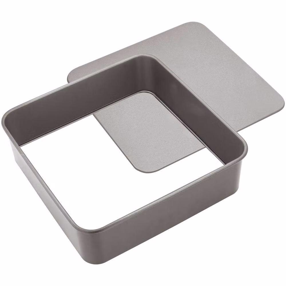 Judge Non-Stick Square Cake Tin with Loose Base, Silver, 25 cm – 2