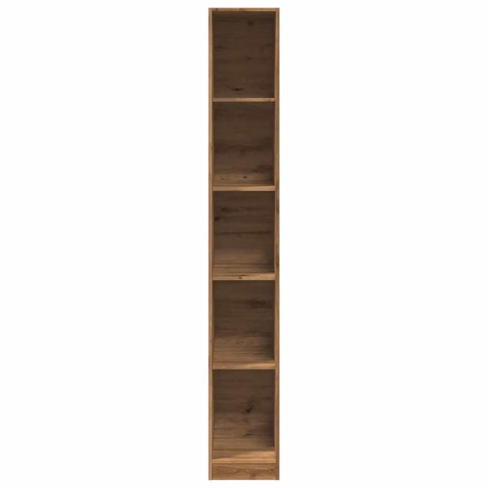 Berkfield Home Artisan Oak Wardrobe in Brown, W/D/H: 30 x 50 x 200 cm – 3