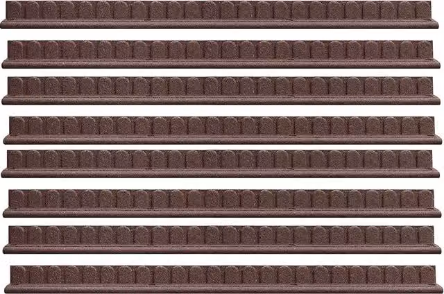 Garden Gear Brown Flexi-Edge Rubber Garden Border, 8 Pack