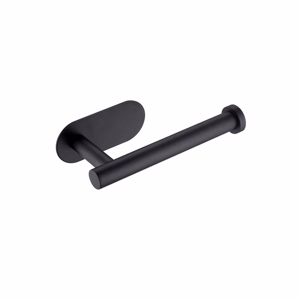 Garden Sanctuary Black Stainless Steel Wall Mounted Toilet Paper Roll Holder – 2