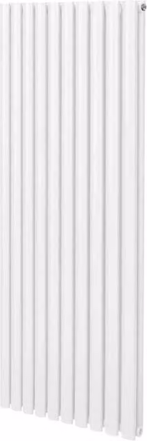 Monstershop Oval Column Radiator in White, H 160 cm x W 60 cm