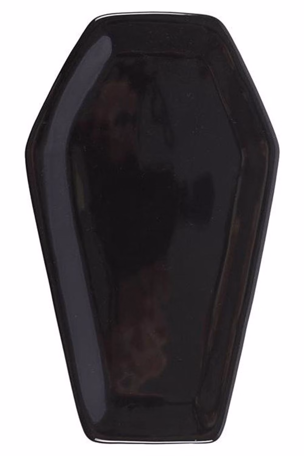 KDMD Black Coffin Ceramic Trinket Tray in White – 2