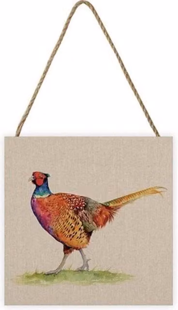 Jane Bannon Granville Multicolour Animal and Botanical Wooden Hanging Plaque
