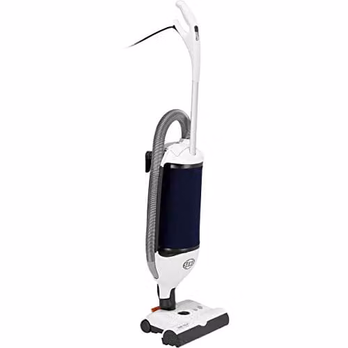 SEBO Felix Upright Vacuum Cleaner, 875W, White and Blue