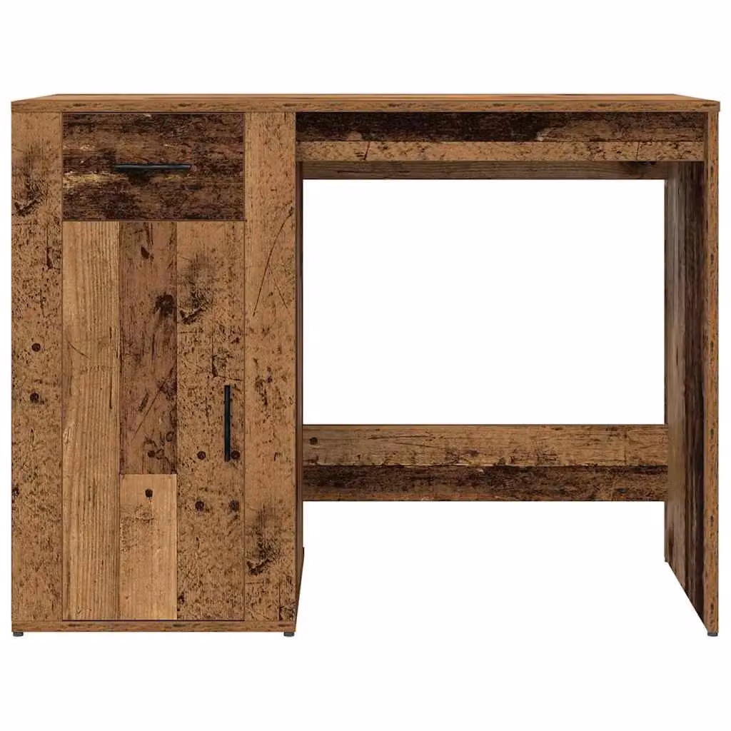 Berkfield Modern Computer Desk in Brown, W/D/H: 100 x 49 x 75 cm – 3