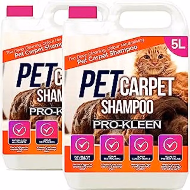 Pro-Kleen Pet Carpet and Upholstery Shampoo with Odour Treatment, Pink, 10 kg