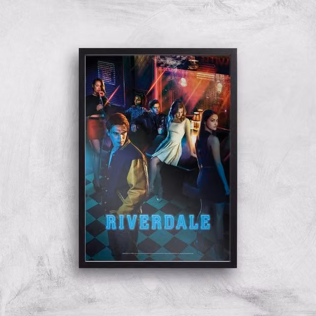 Riverdale Multicolour Giclee Art Print on Paper, A2