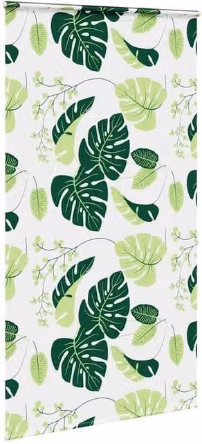 Berkfield Home Shower Roller Blind with Cassette, Green, W: 130 cm, H: 240 cm