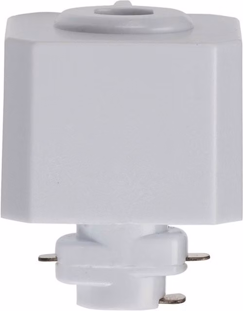 Loops Commercial Track Lighting Pendant Adaptor in White Plastic for Rail Systems