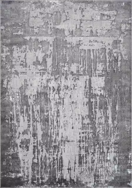 Desire Rugs Serenity Modern Abstract Area Rug in Grey, W/D/H: 120 x 170 cm