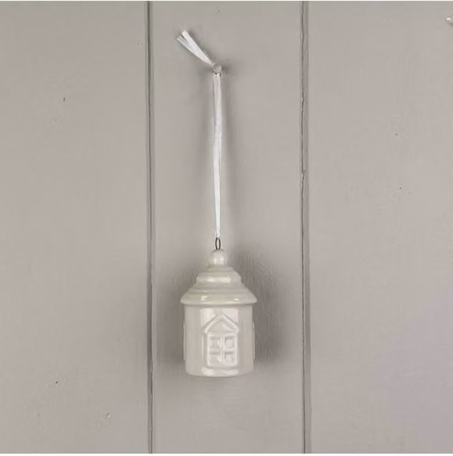 KDMD Extra Large White Ceramic Hanging House Decoration