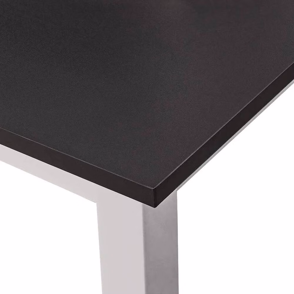 PAWNORA Modern White Computer Desk with MDF and Metal Construction – 2