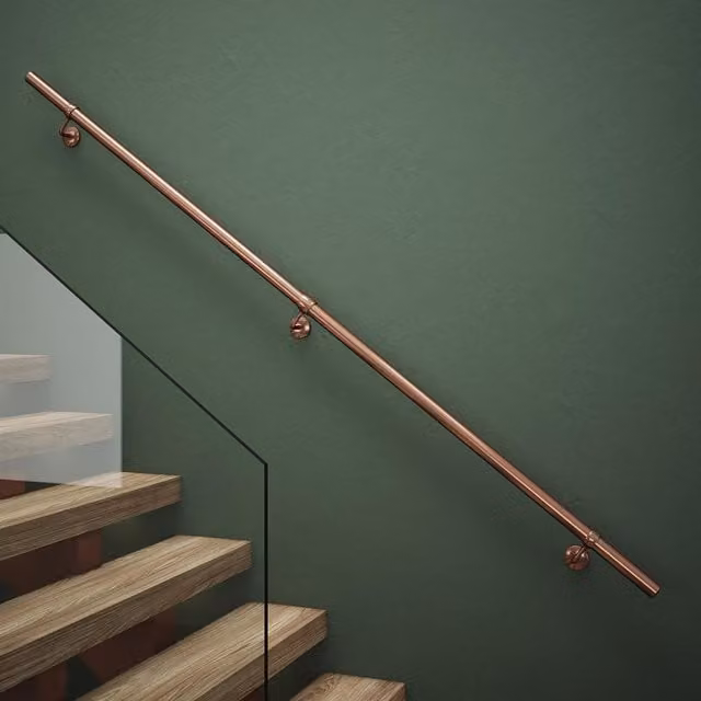 Rothley Antique Copper Stair Hand Rail Kit, Antique Copper