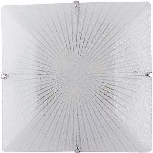 Netlighting ISIDE 2 Light Flush Ceiling Light, White, W/D/H: 30 x 30 x 30 cm