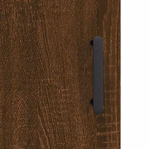 vidaXL Modern Sideboard in Brown Oak, W/D/H: 34.5 x 34 x 90 cm – 5