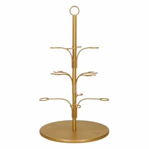 Artesa Gold Stainless Steel Cocktail and Nibbles Serving Tree Stand – 1