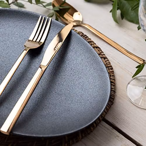 Mikasa 16 Piece Copper Coated Stainless Steel Cutlery Set with Case – 3