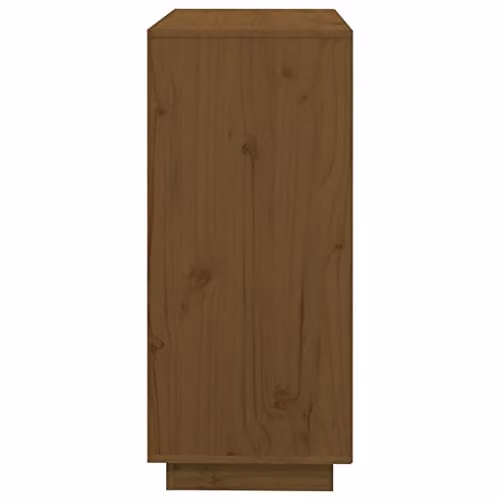 vidaXL Modern Solid Wood Pine Sideboard, Brown, W/D/H: 74 x 35 x 80 cm – 5