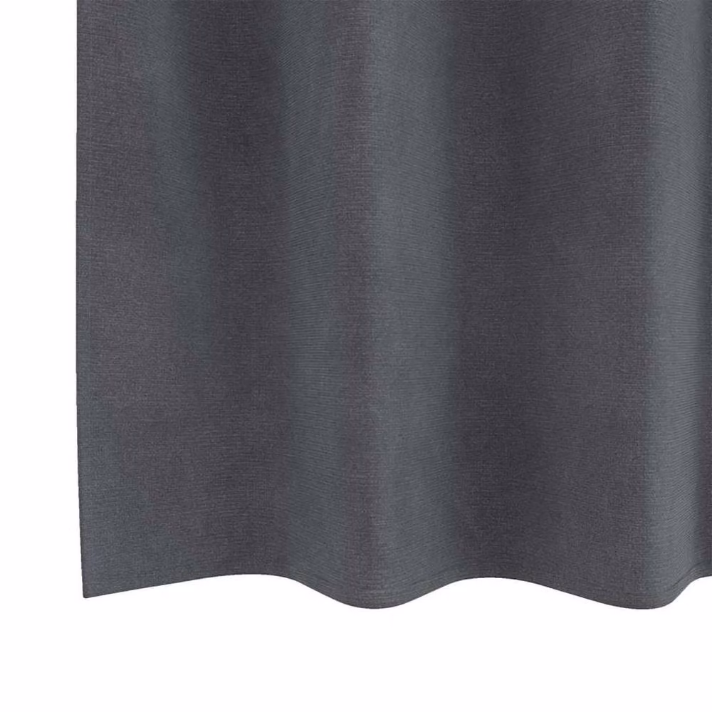 Berkfield Home Blackout Velvet Eyelet Curtains, 2 Pack, Dark Grey – 4